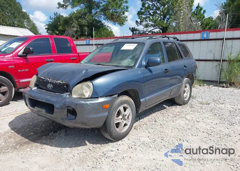 2004 Hyundai Santa Fe from USA, damaged, VIN KM8SB12B44U833530